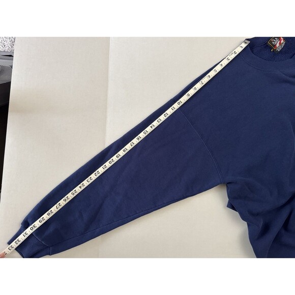 Vintage JC Penney USA Olympics Sweatshirt Mens 2XL XXL Navy Made in USA Sweater - Picture 8 of 11